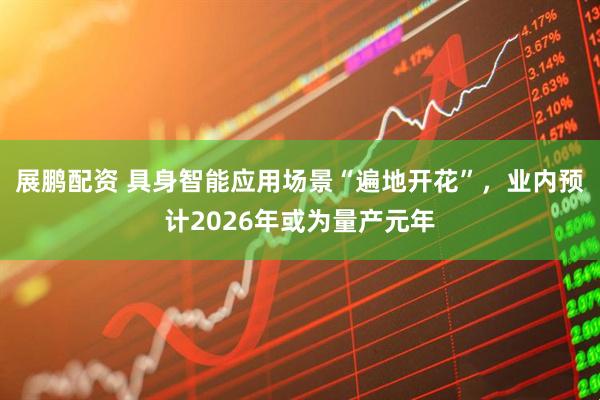 展鹏配资 具身智能应用场景“遍地开花”，业内预计2026年或为量产元年