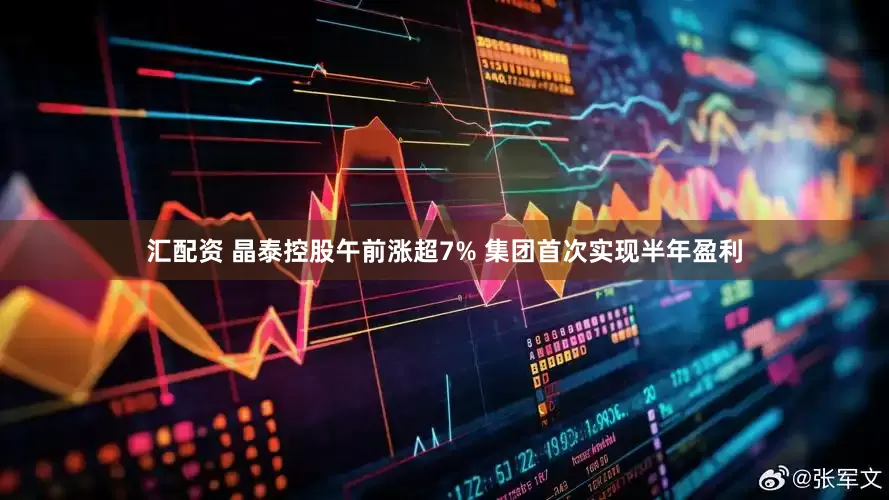 汇配资 晶泰控股午前涨超7% 集团首次实现半年盈利