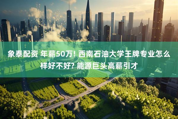 象泰配资 年薪50万! 西南石油大学王牌专业怎么样好不好? 能源巨头高薪引才